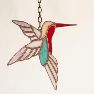 COLIBRÍ DE VITRAL ARTESANAL